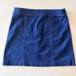 LOFT Dark Blue Mini Skirt, Size 31